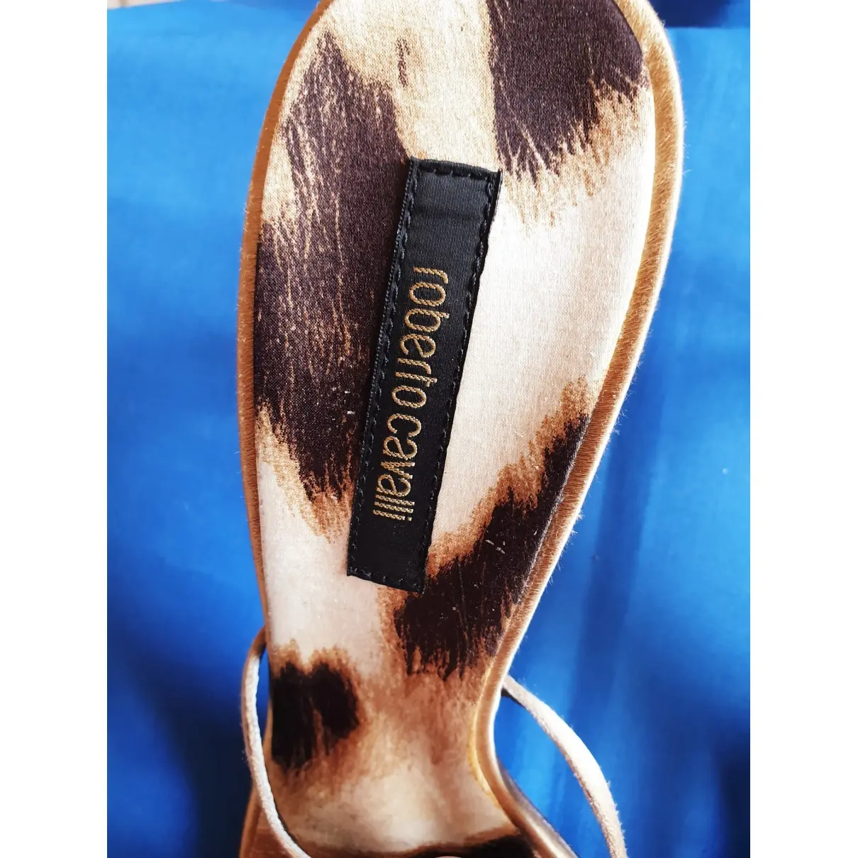 Roberto Cavalli Leather mules for sale