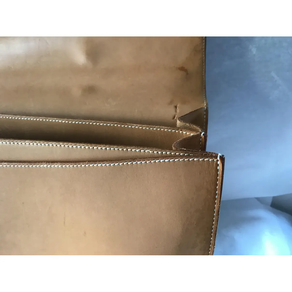 Buy Hermès Sac à dépèches leather satchel online - Vintage