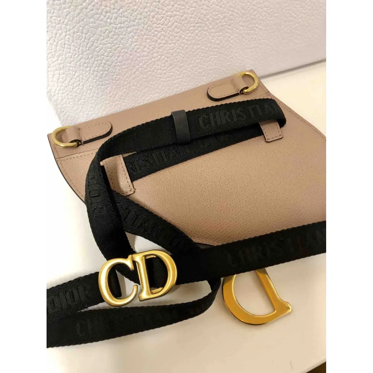 Dior Saddle leather handbag for sale