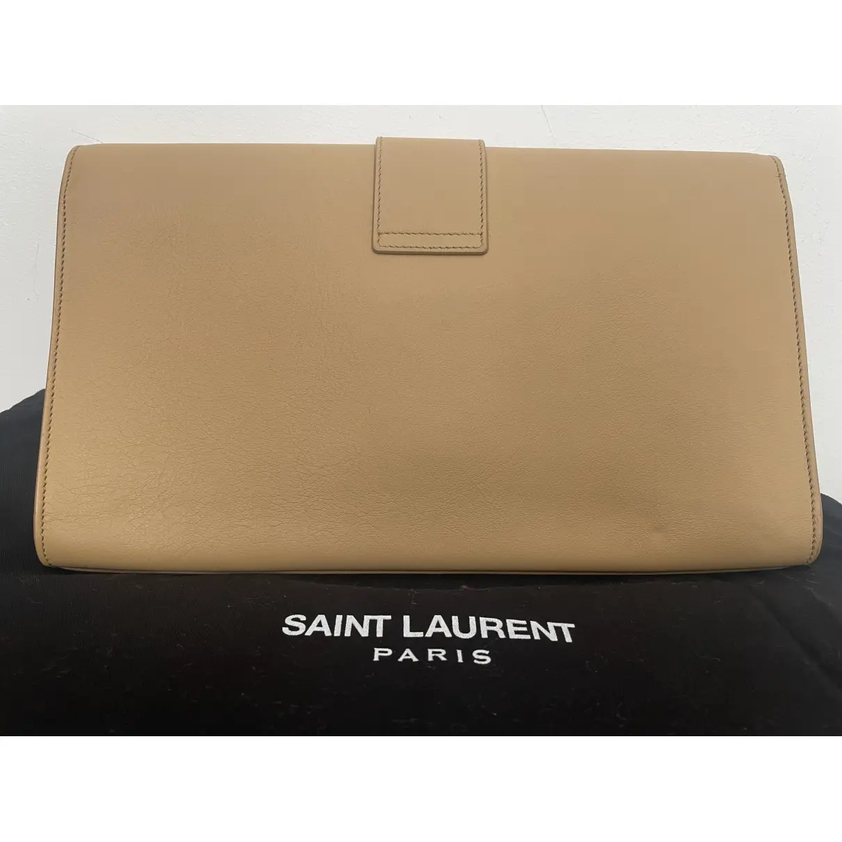 Buy Saint Laurent Leather clutch bag online