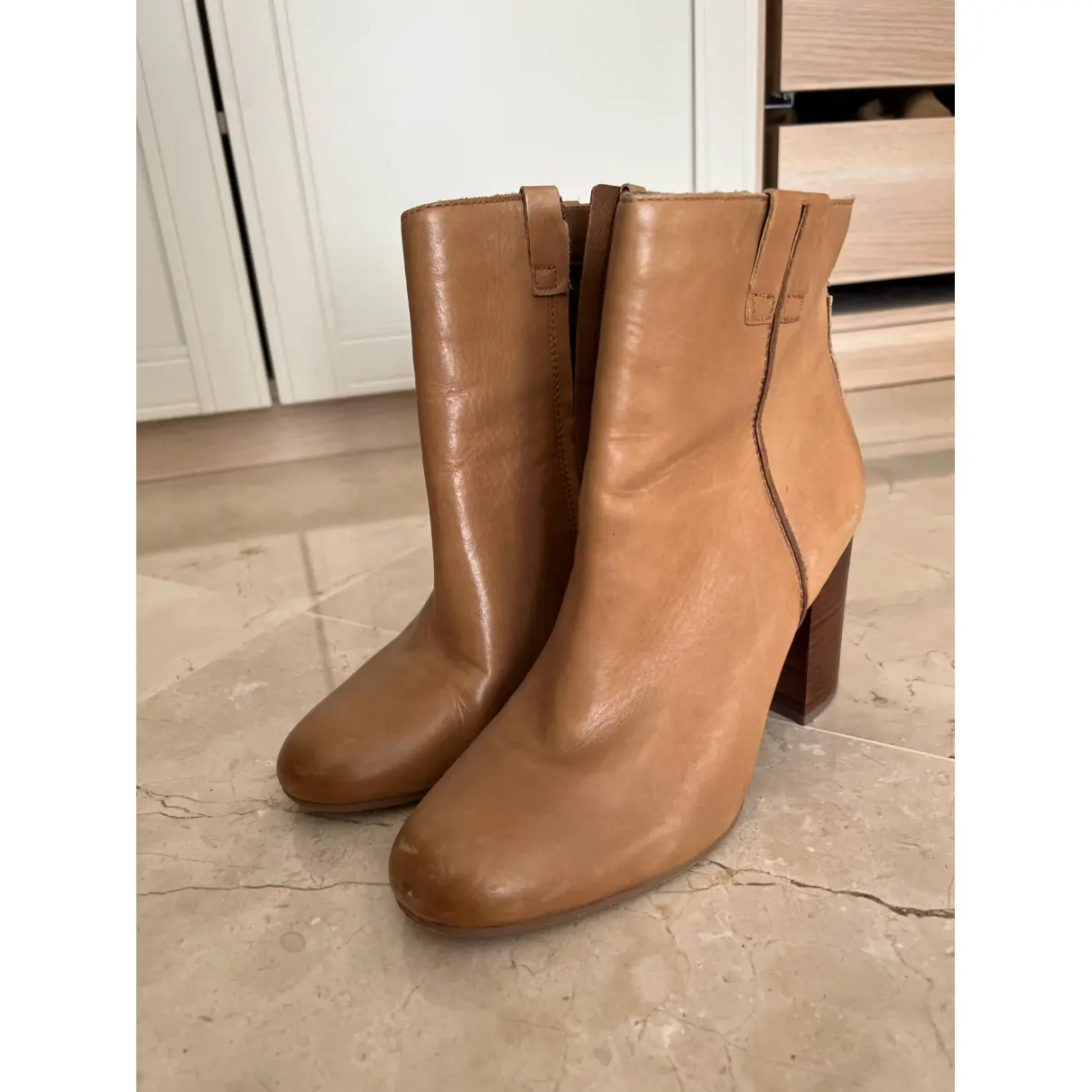 Buy Sam Edelman Leather ankle boots online