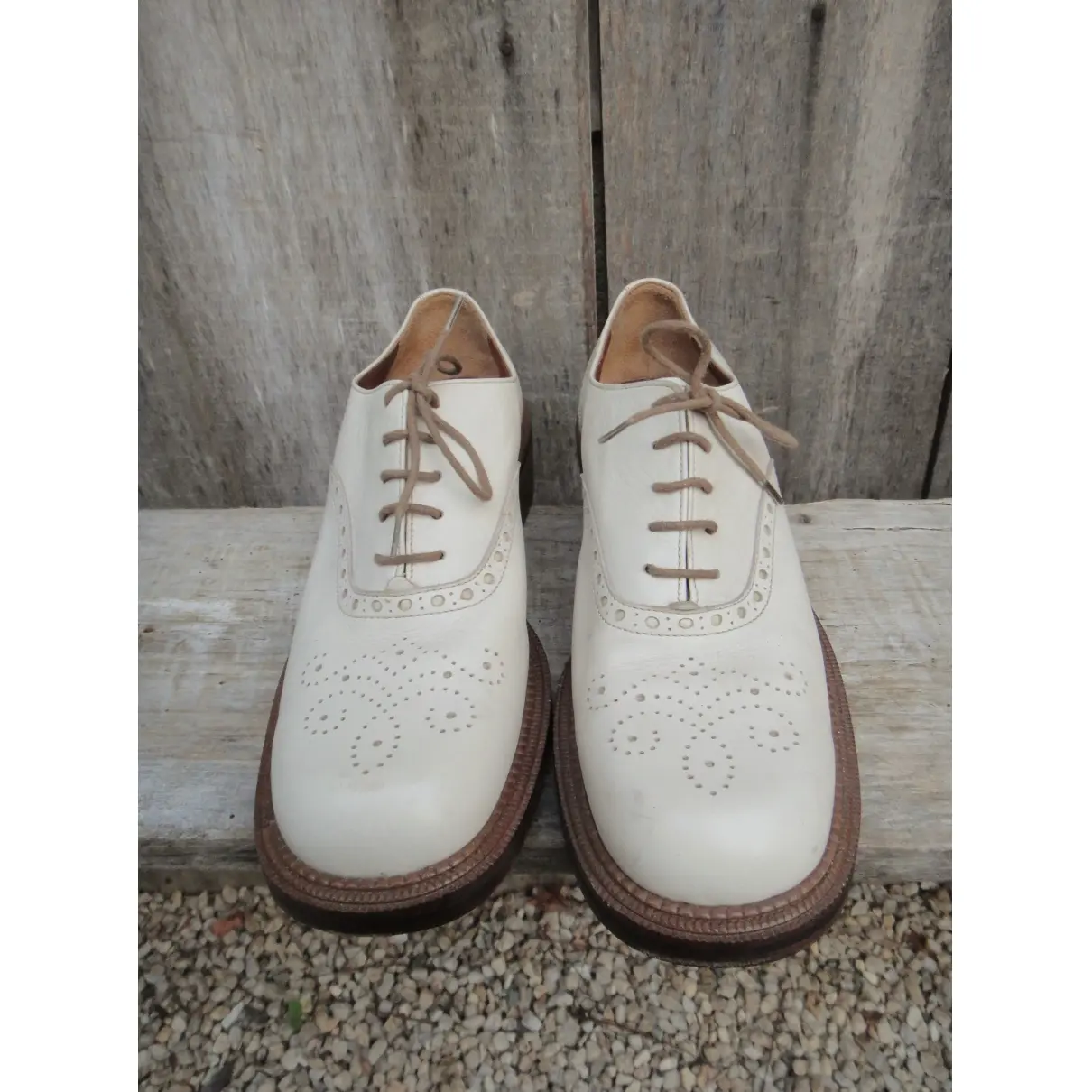 Leather lace ups Sartore - Vintage