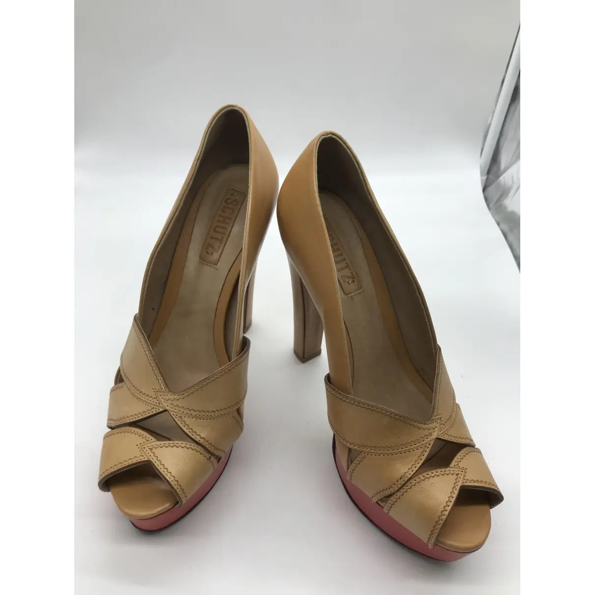 Schutz Leather heels for sale