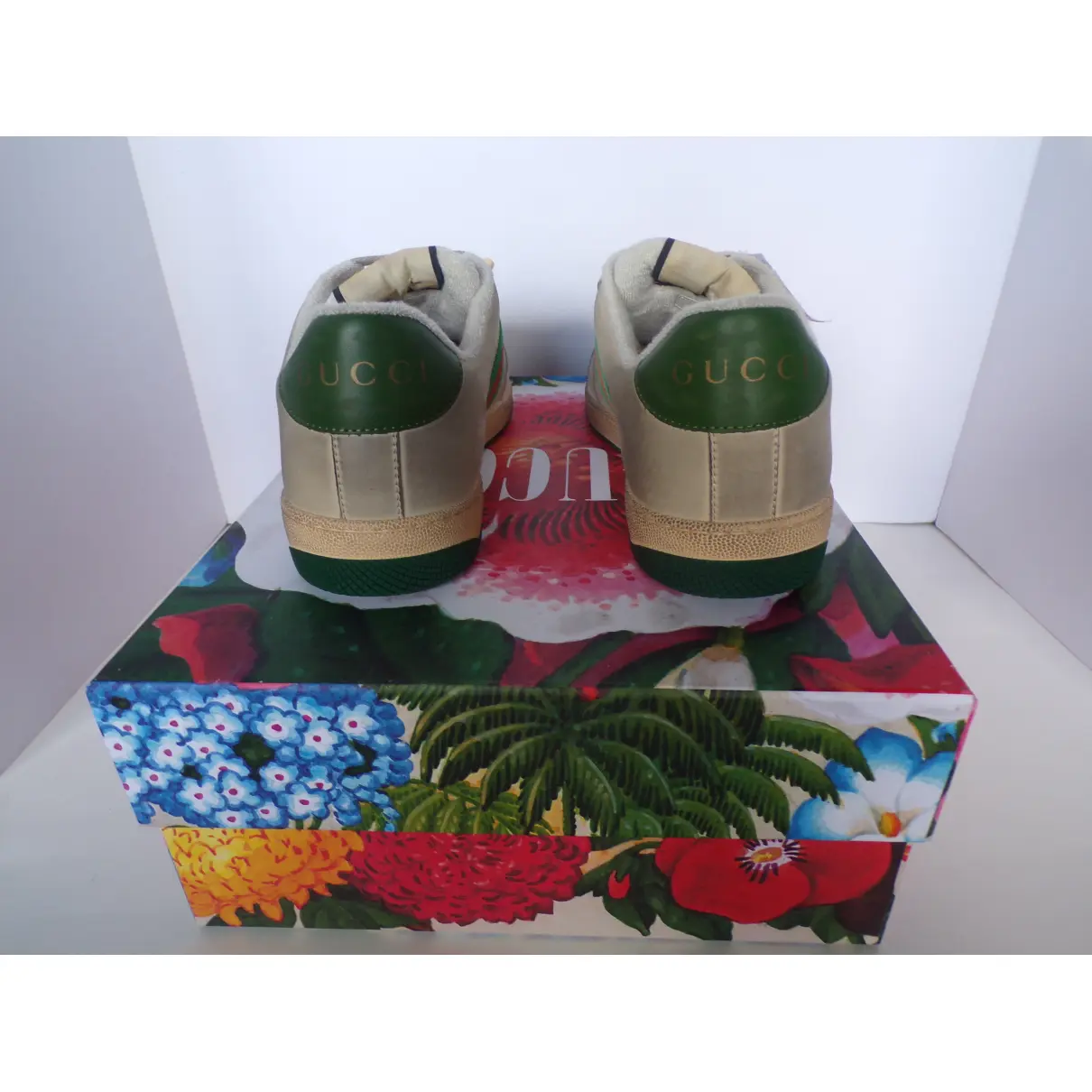 Screener leather trainers Gucci - Vintage
