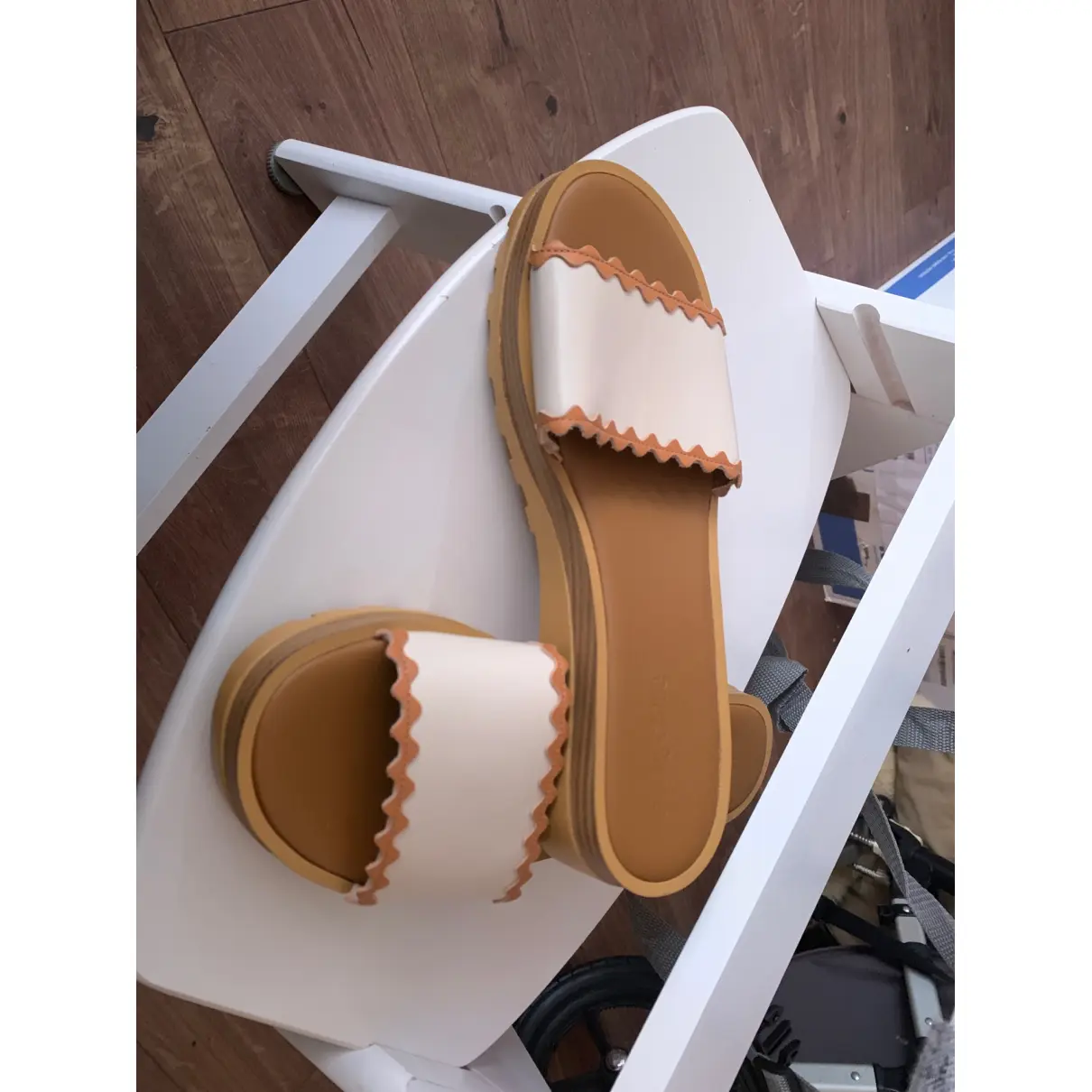 Leather mules See by Chloé