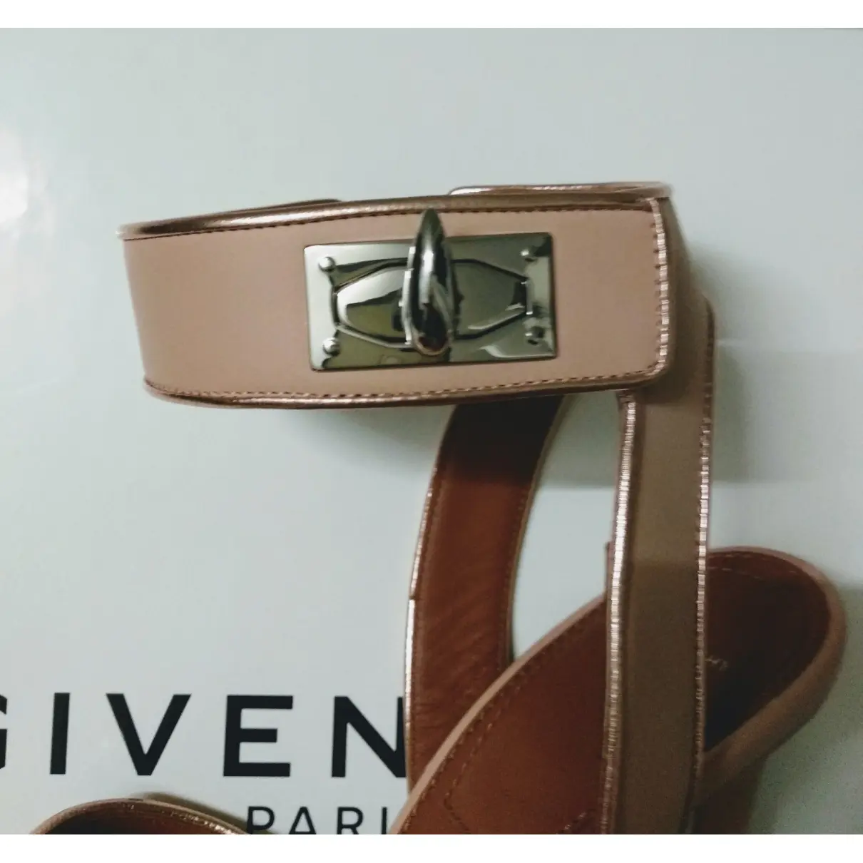 Givenchy Shark leather sandals for sale