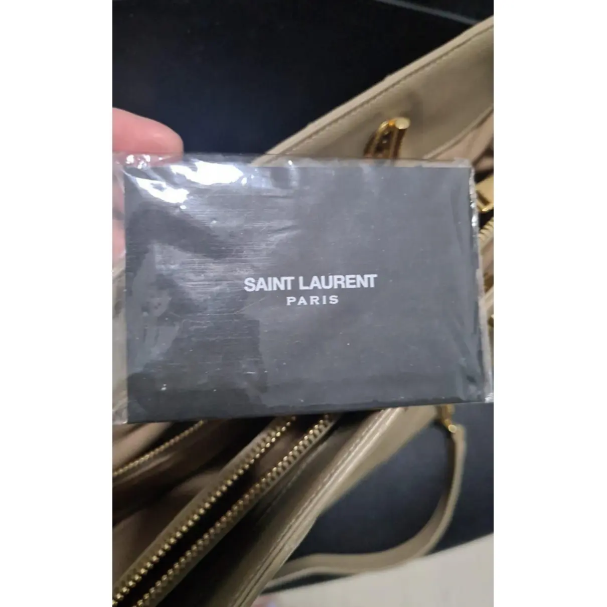 Buy Saint Laurent Shopping monogramme leather handbag online