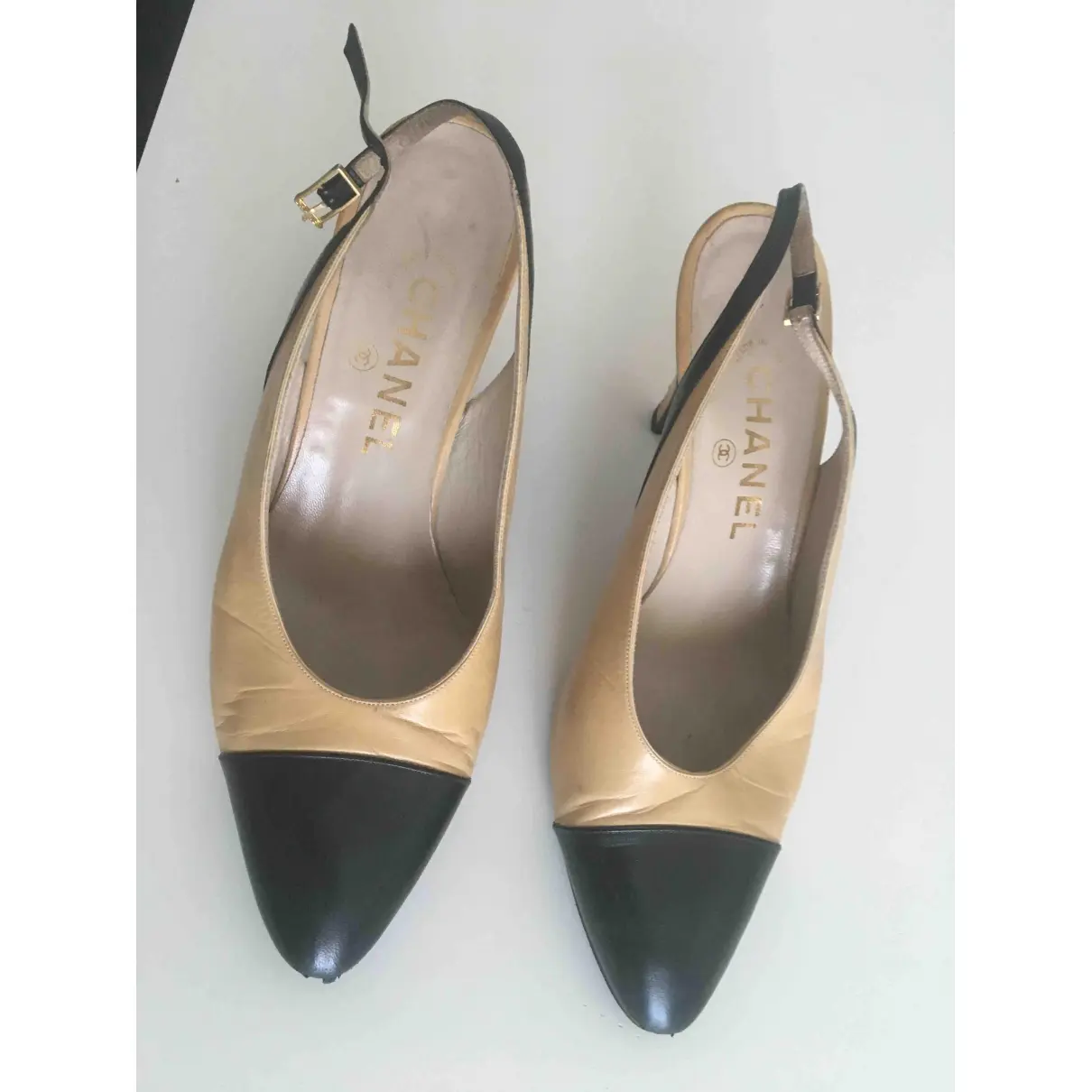 Buy Chanel Slingback leather heels online
