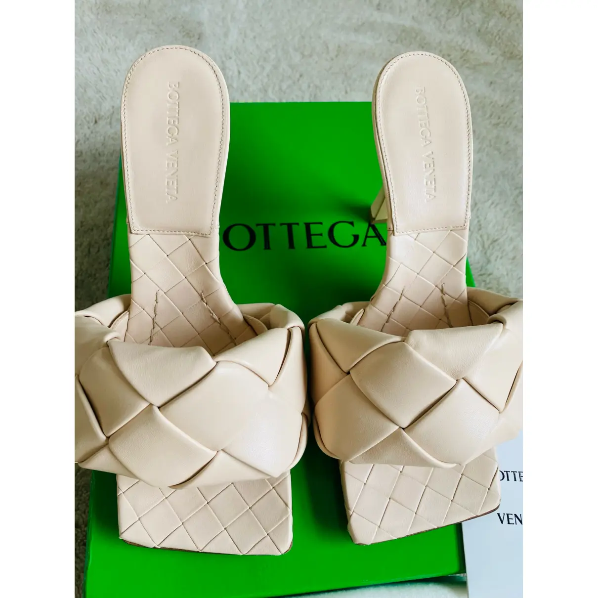 Stretch leather sandals Bottega Veneta