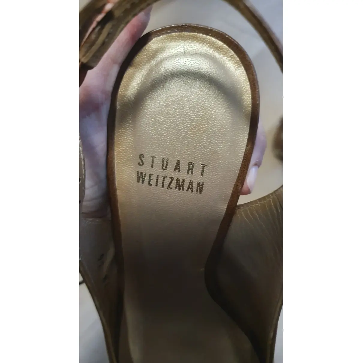 Buy Stuart Weitzman Leather sandals online