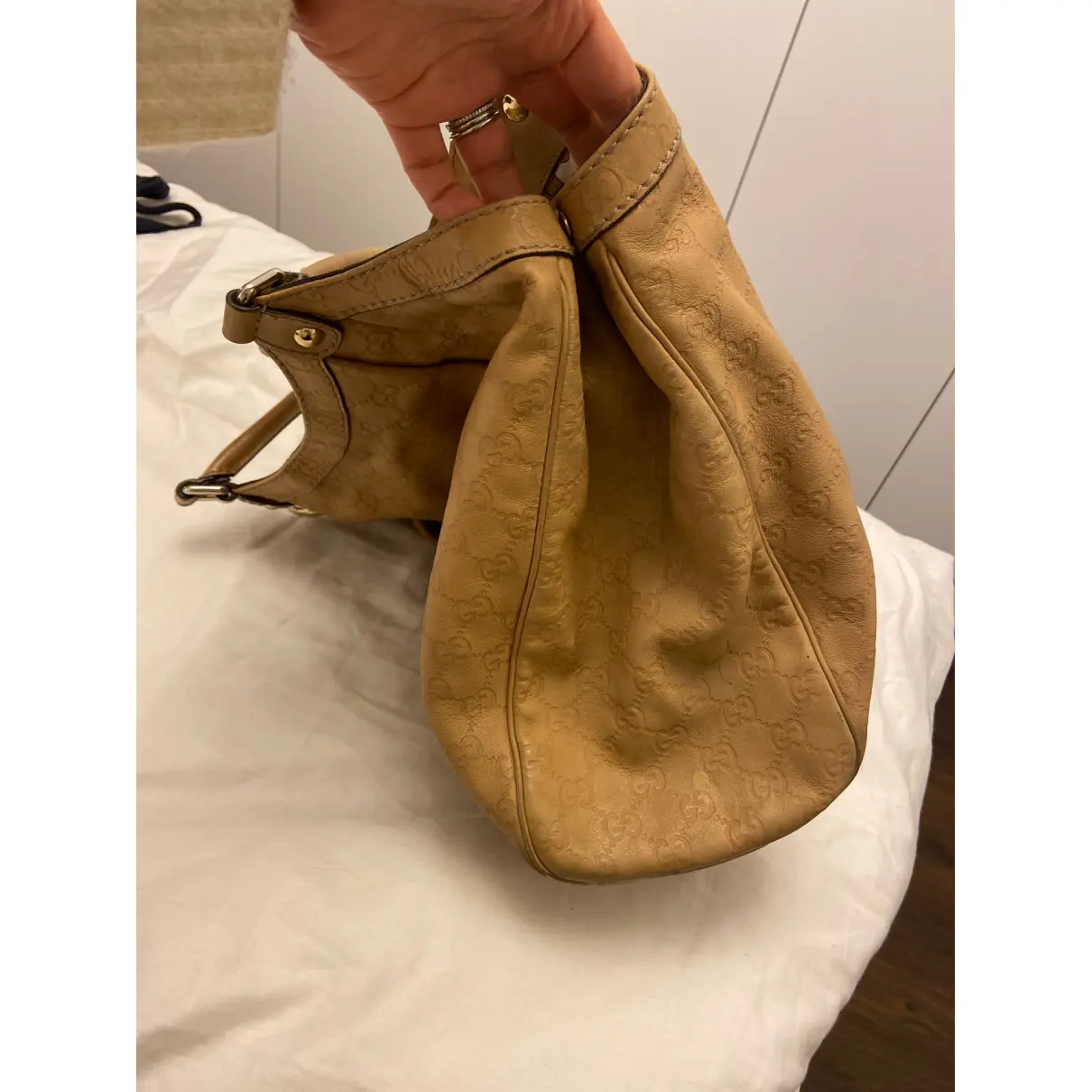Sukey leather handbag Gucci - Vintage