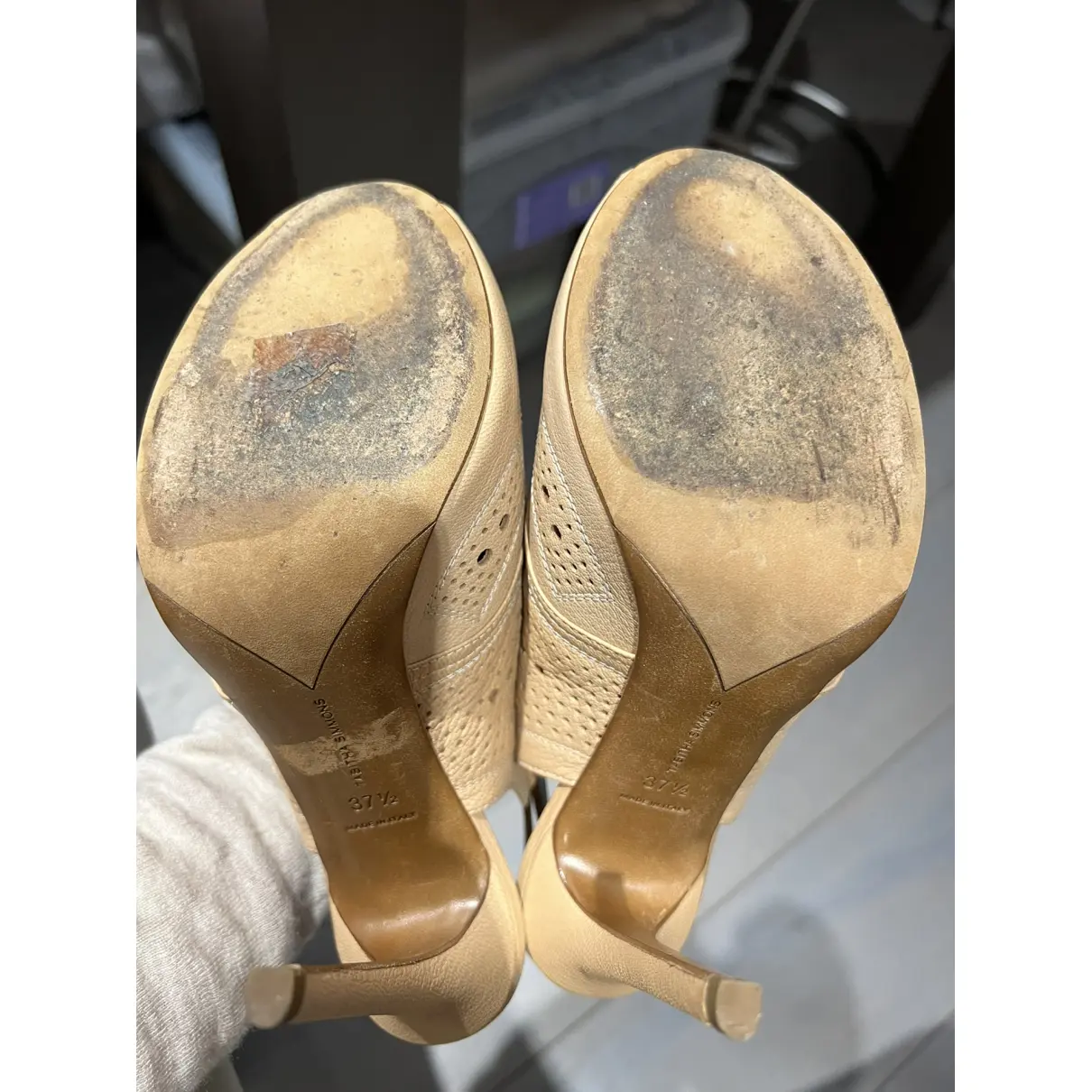Leather heels Tabitha Simmons