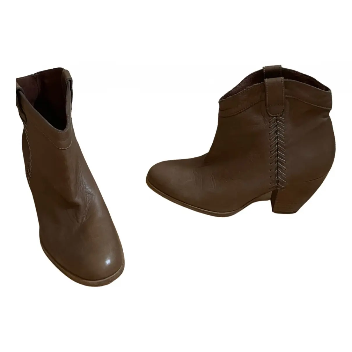 Leather western boots Tatoosh