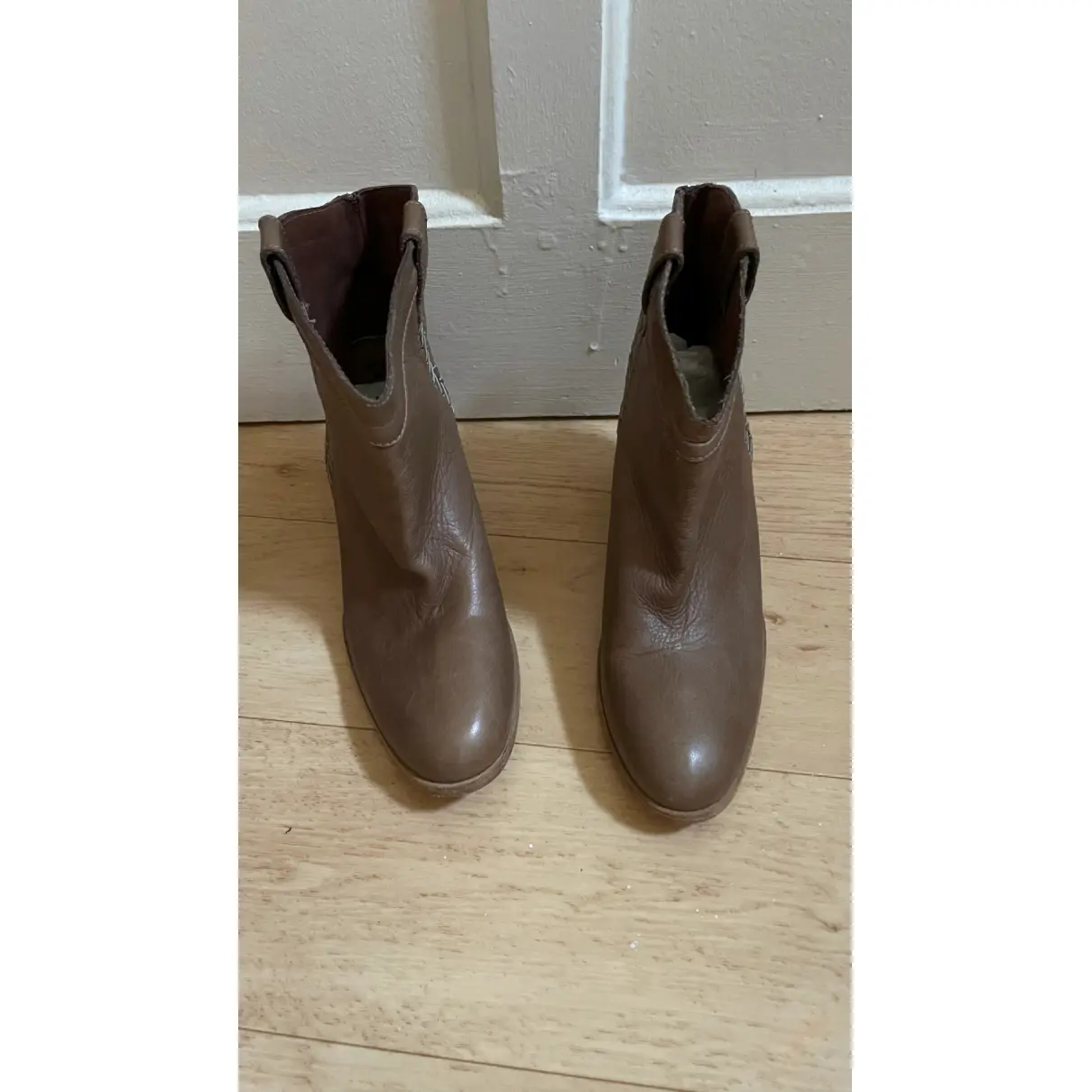 Leather western boots Tatoosh