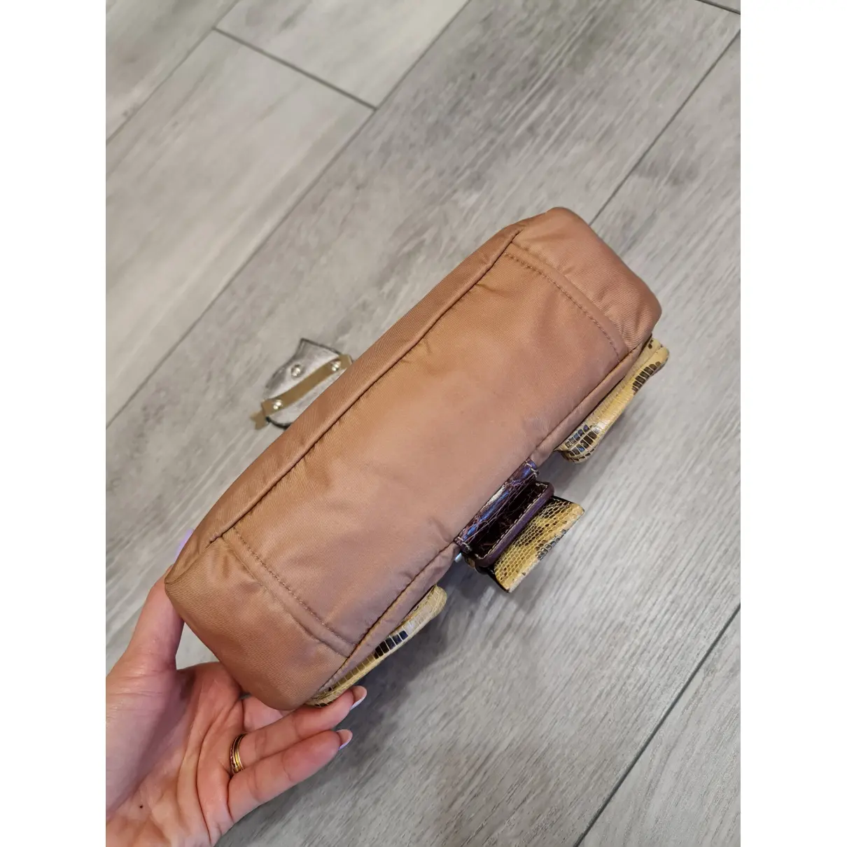 Tessuto leather mini bag Prada - Vintage