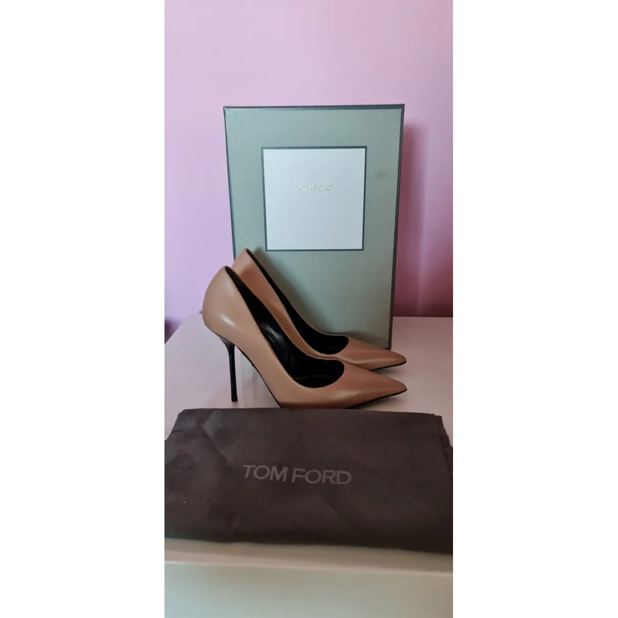 Leather heels Tom Ford
