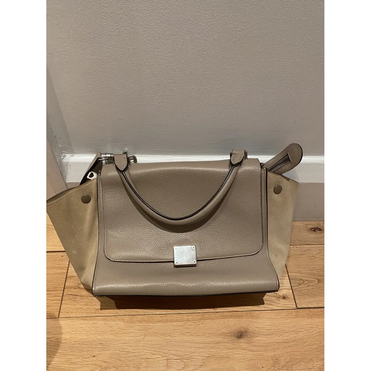 Triangle leather handbag Celine