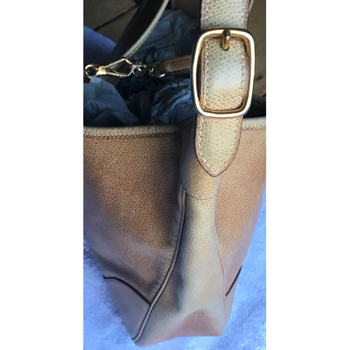 Trim leather handbag Hermès - Vintage
