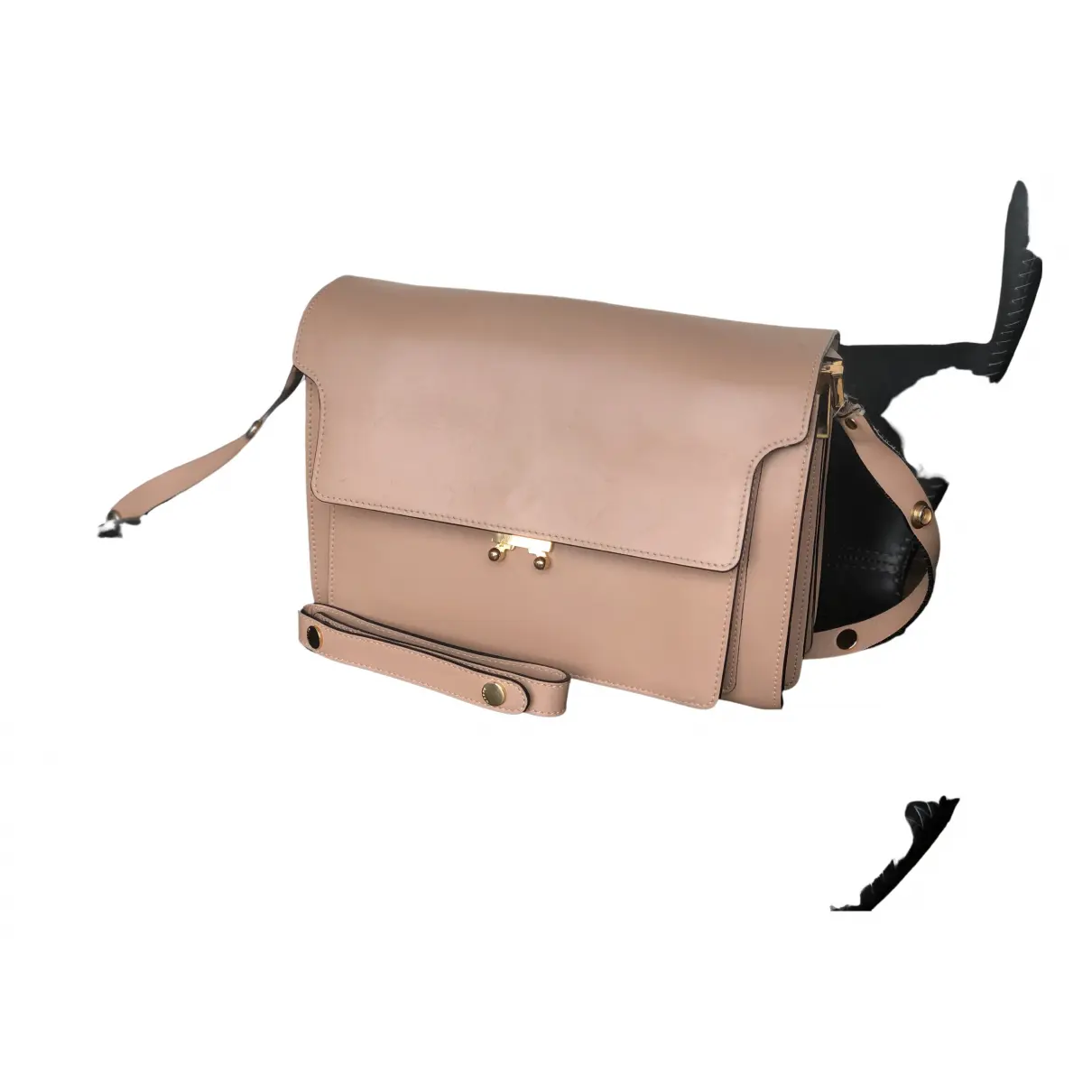 Trunk leather handbag Marni - Vintage