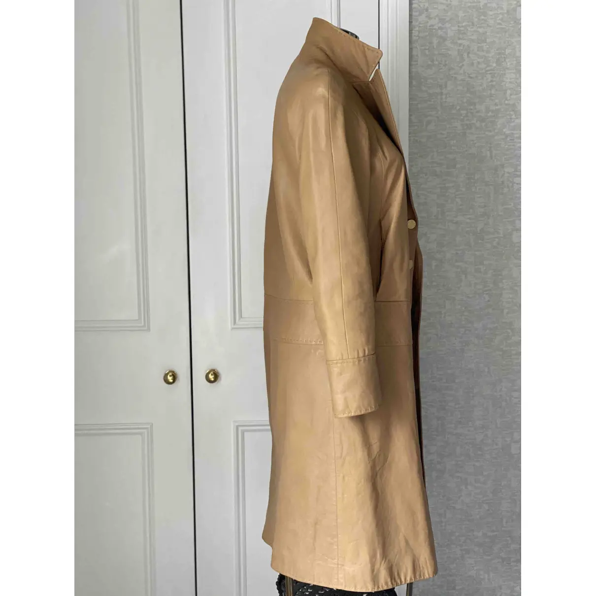 Leather coat Valentino Garavani