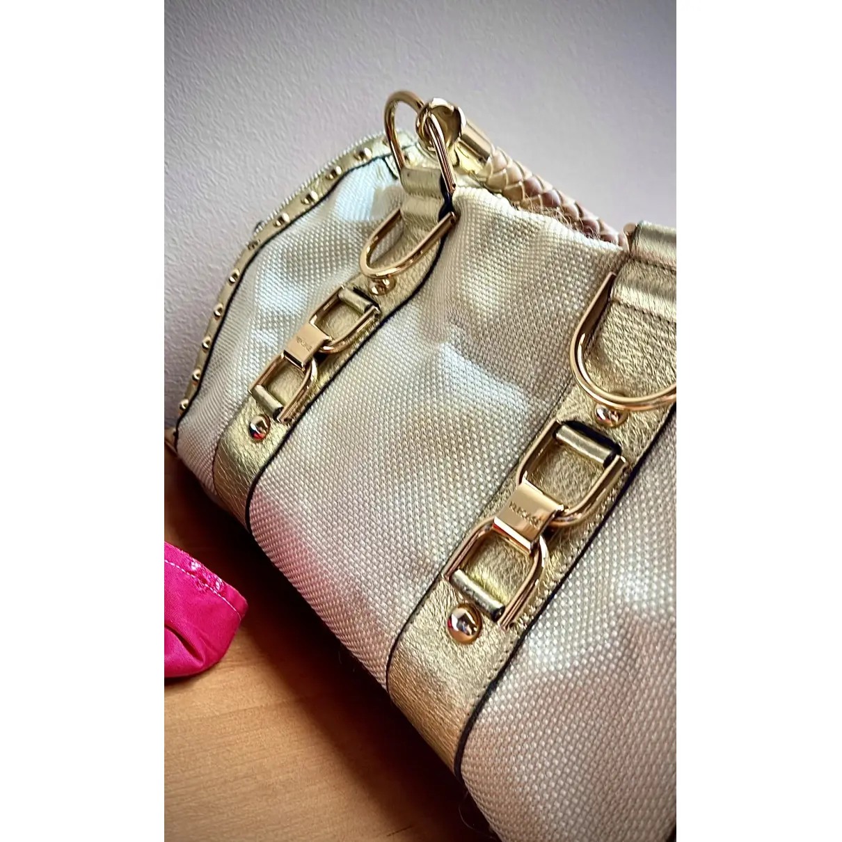 Leather handbag Versace Collection