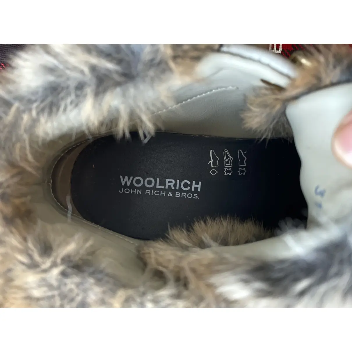 Leather trainers Woolrich