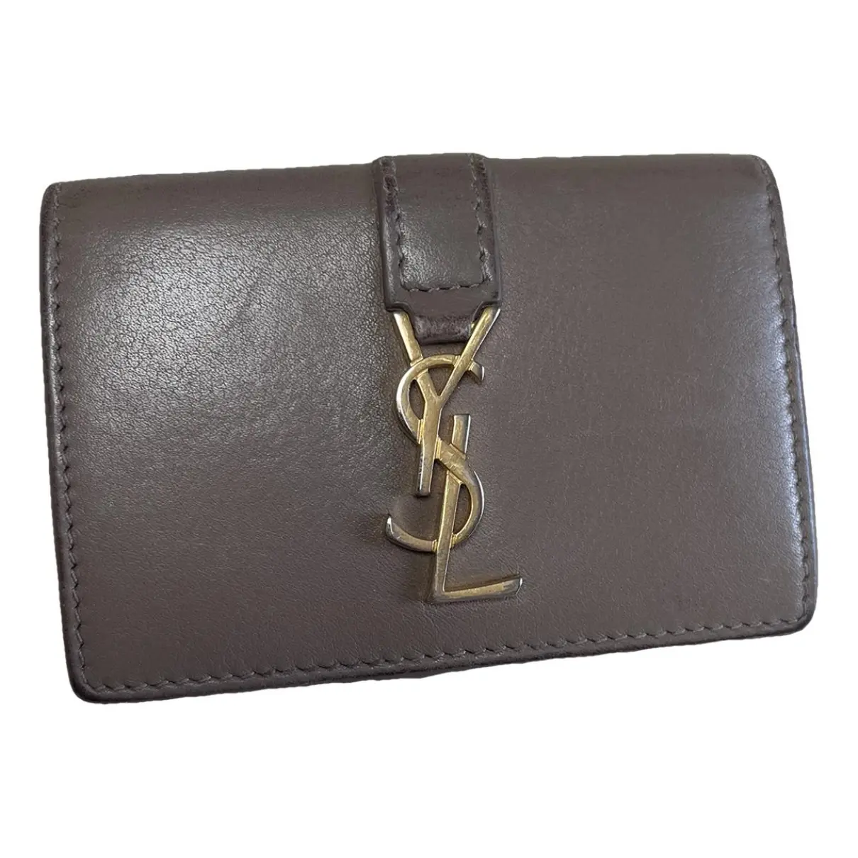 Ysl line leather wallet