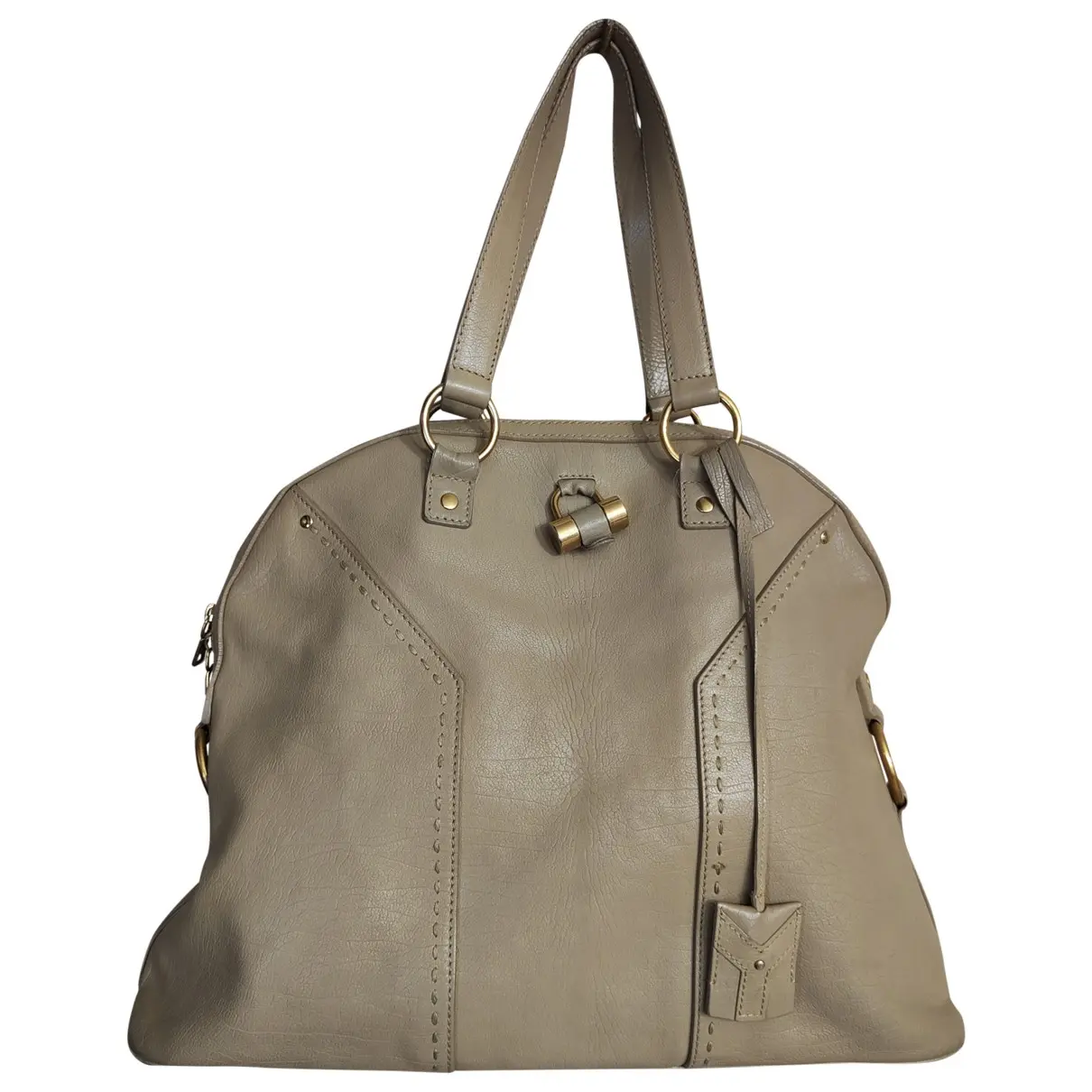 Leather handbag Yves Saint Laurent - Vintage