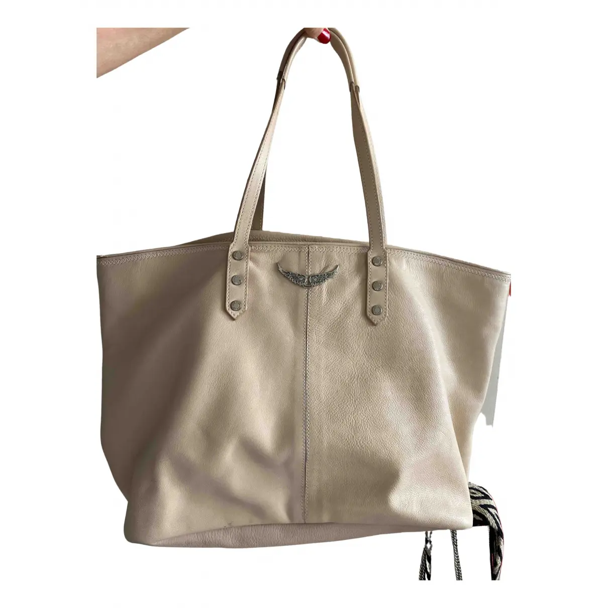 Leather tote Zadig & Voltaire