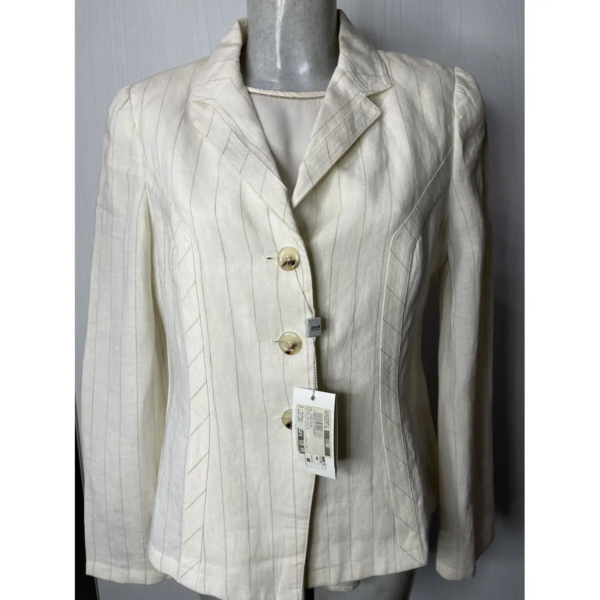 Linen suit jacket Armani Collezioni
