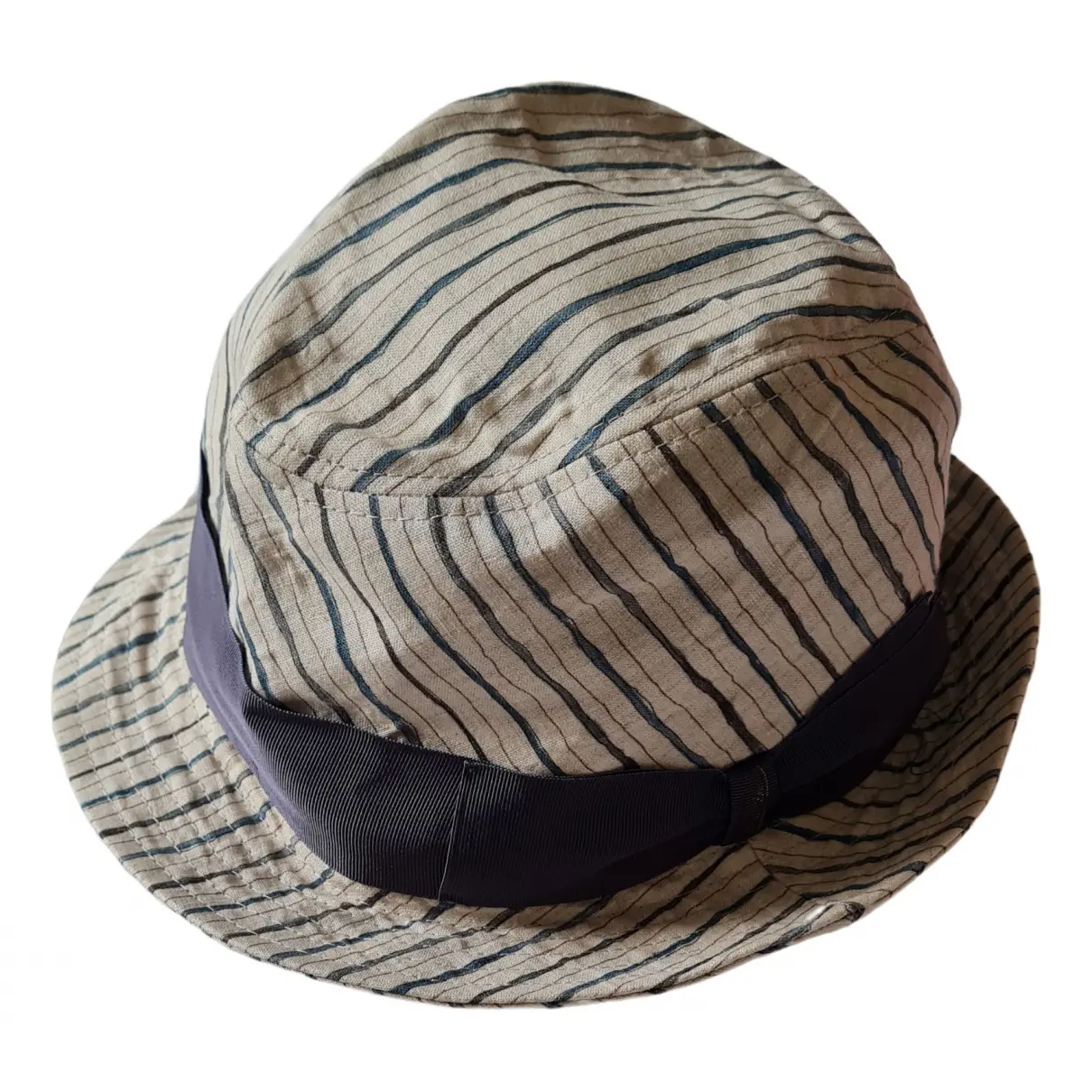 Linen hat Borsalino