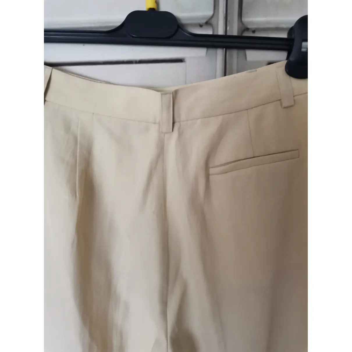 Linen chino pants Burberry