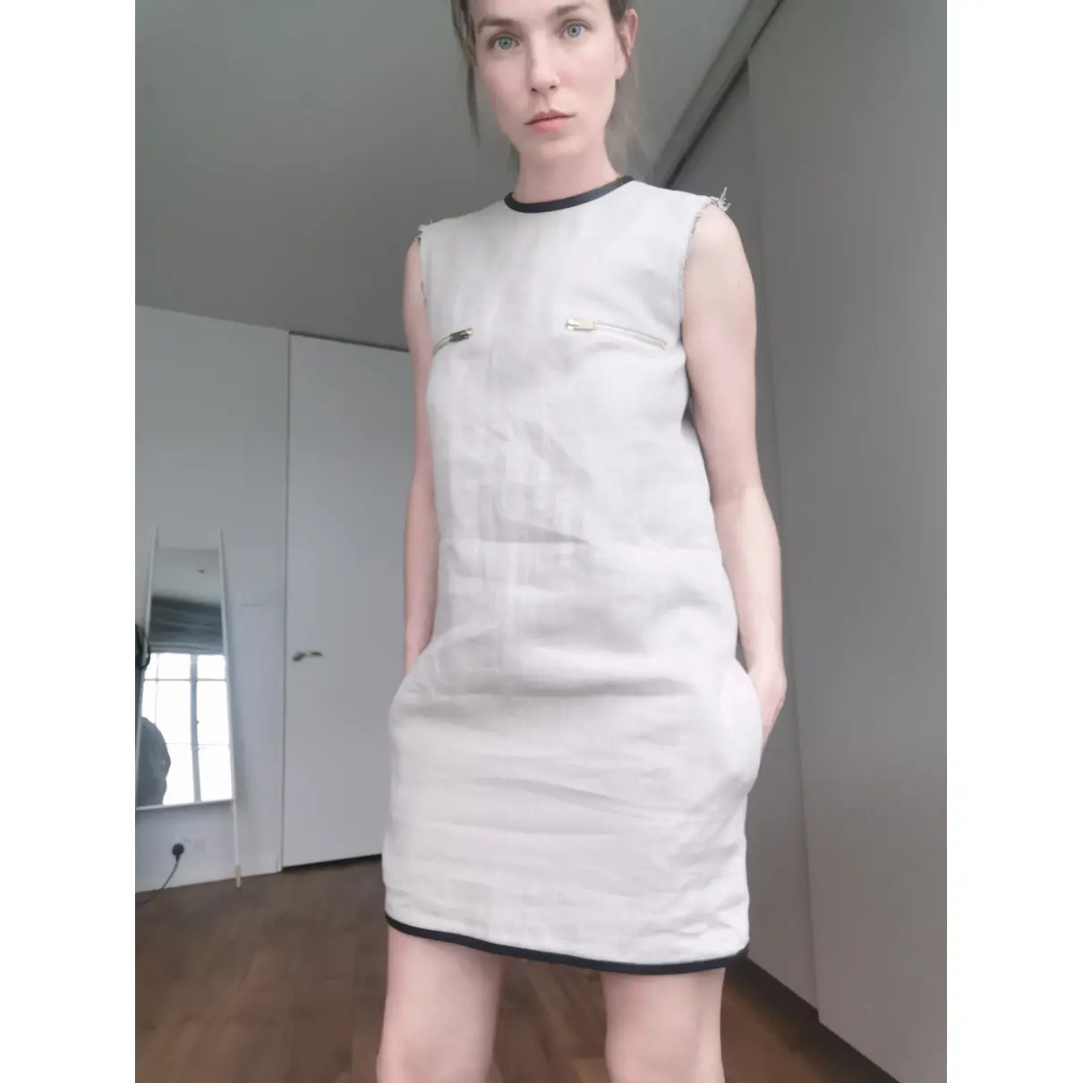 Linen mini dress Celine