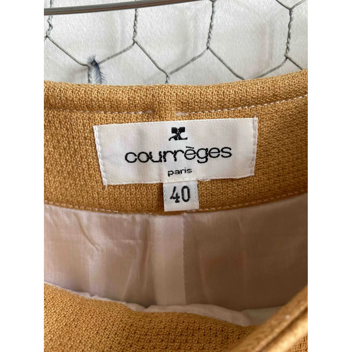 Linen suit jacket Courrèges - Vintage