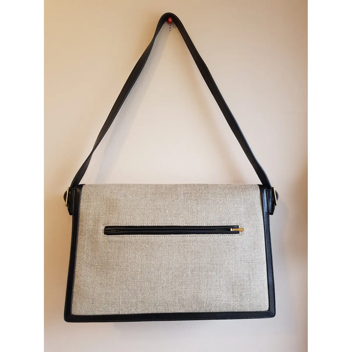 Buy Celine Diamond Clutch linen handbag online