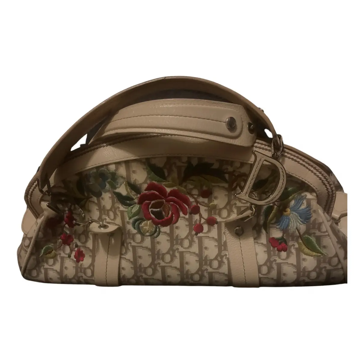 Linen handbag Dior - Vintage
