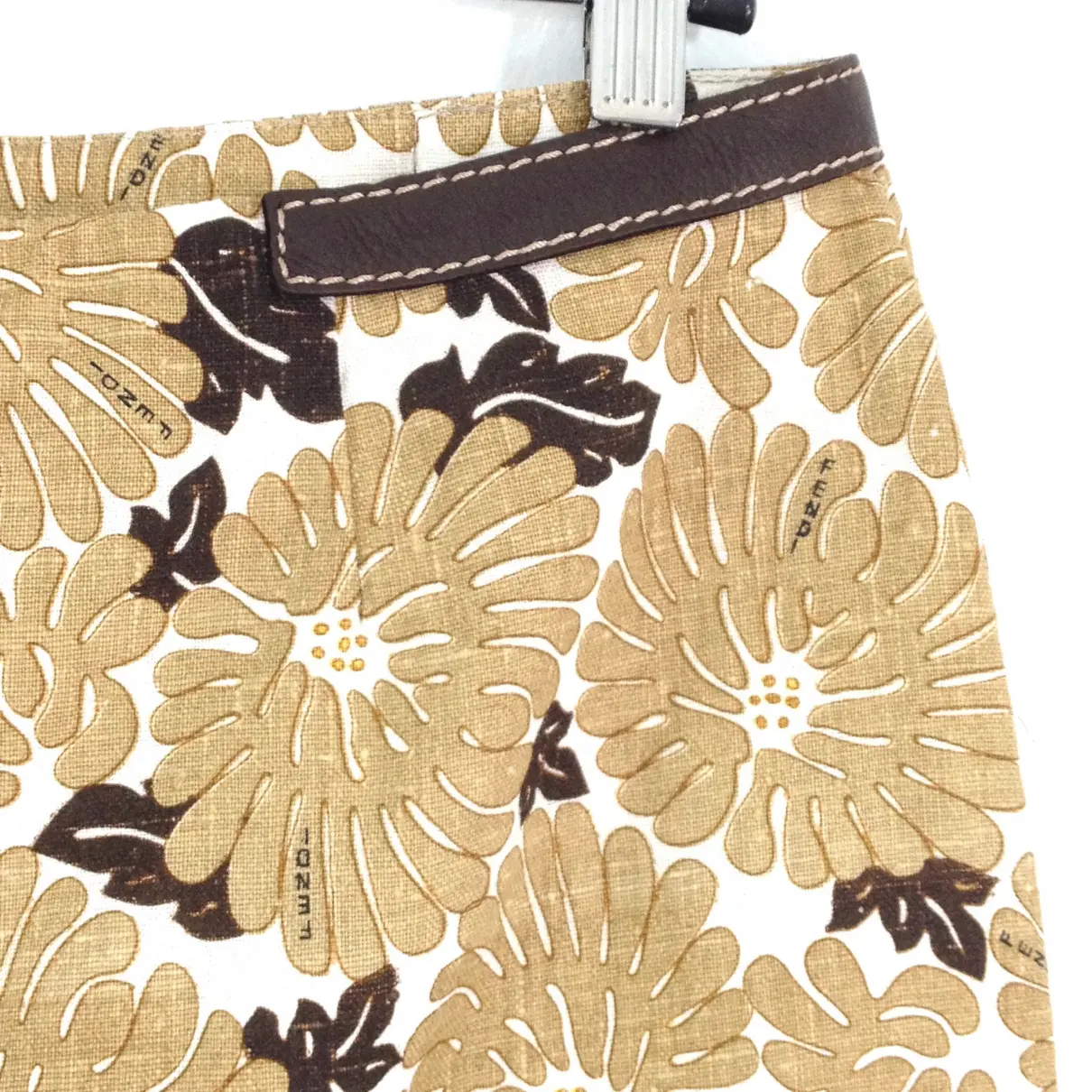 Linen mid-length skirt Fendi