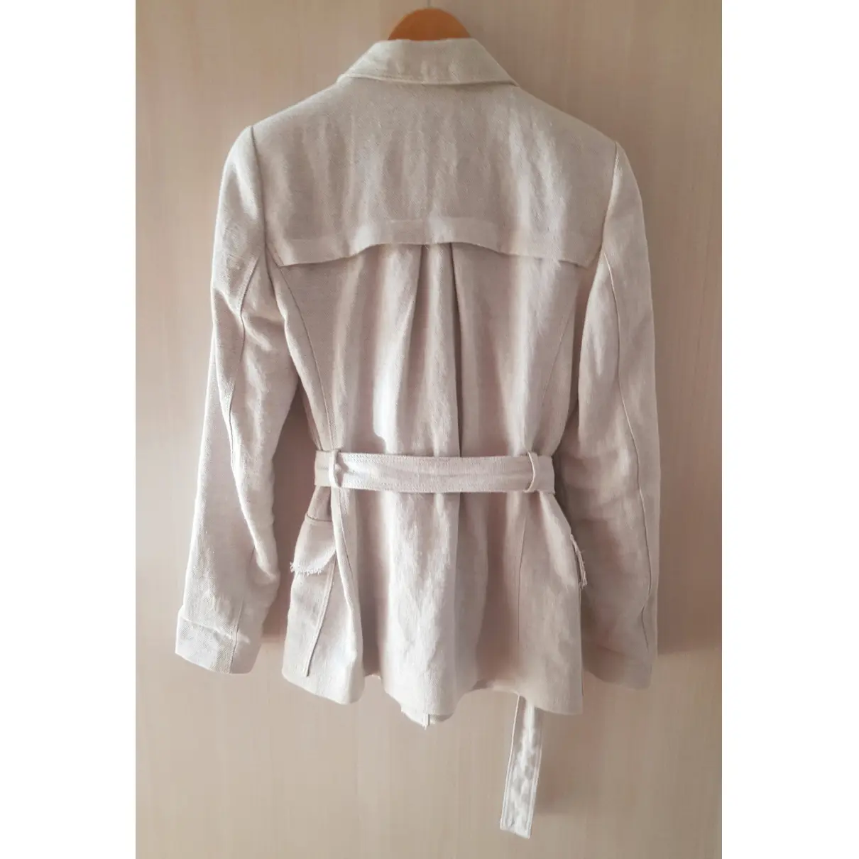 Buy Mango Linen cardi coat online