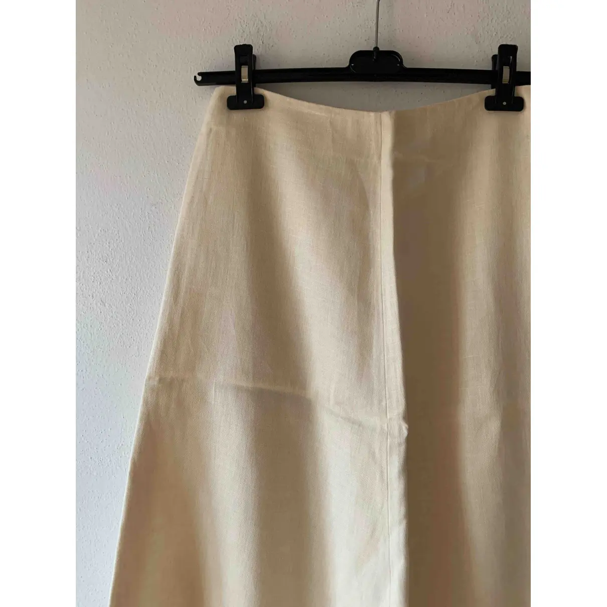 Buy Max Mara Max Mara Atelier linen mid-length skirt online