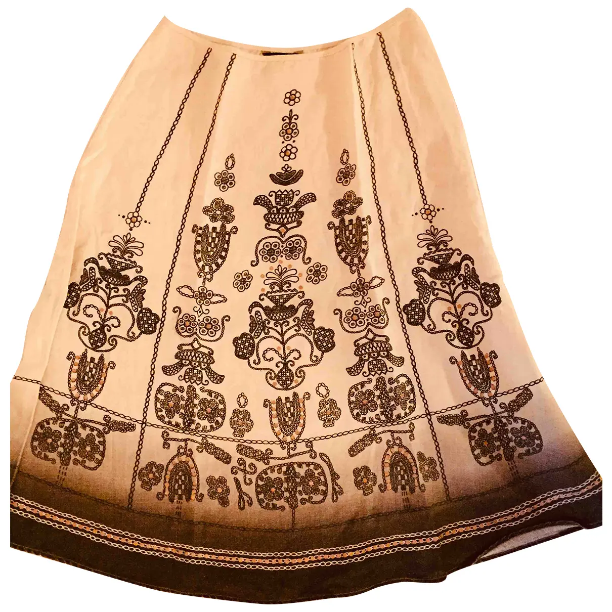 Linen mid-length skirt Max Mara Weekend