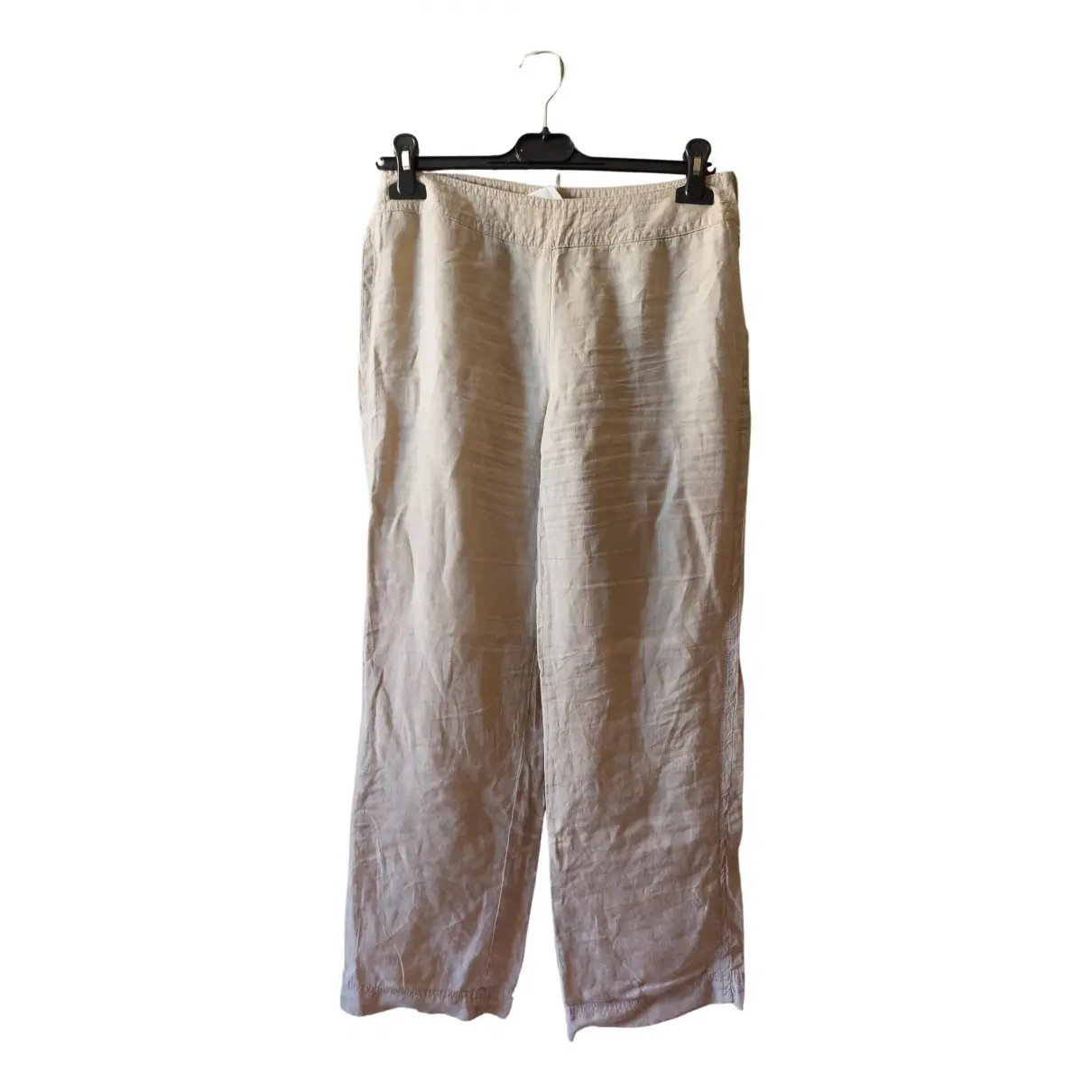 Linen large pants Max Mara Weekend