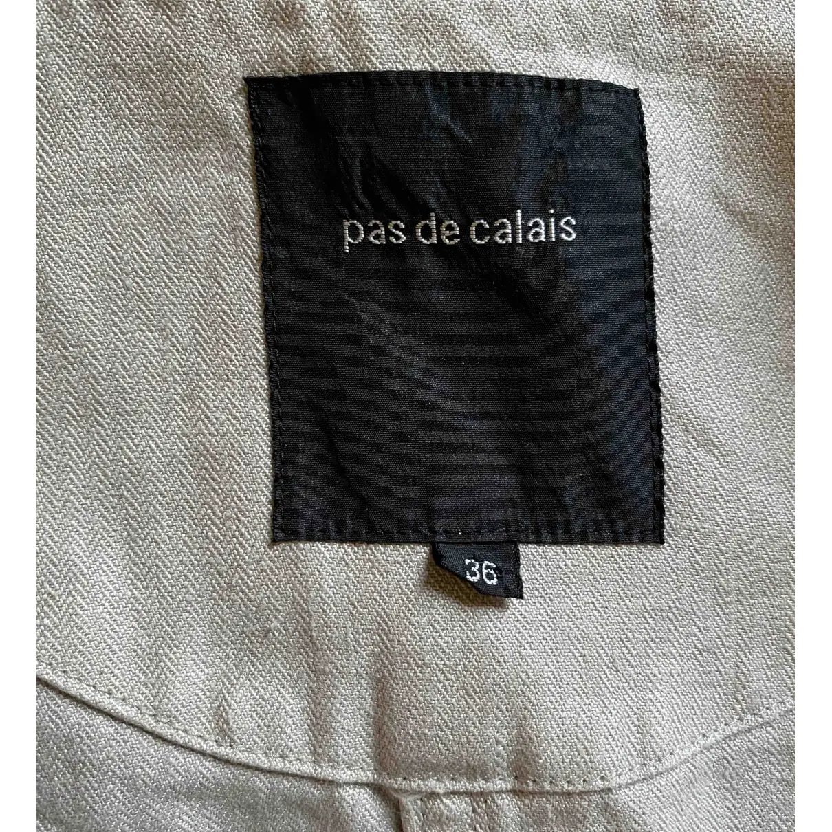 Linen coat Pas De Calais