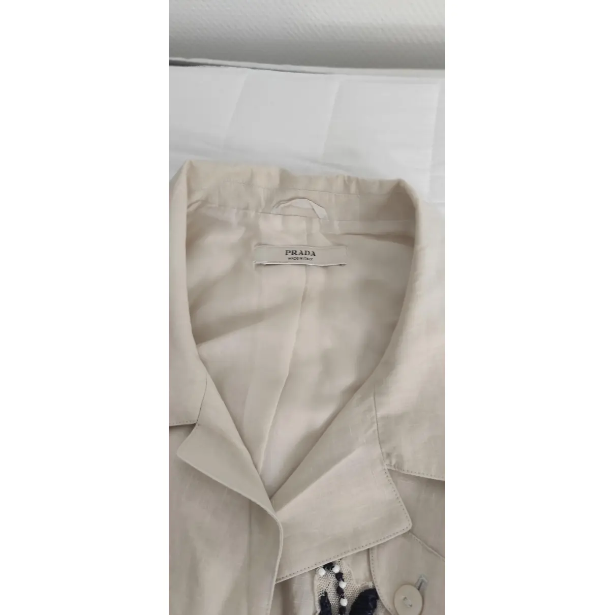 Linen suit jacket Prada