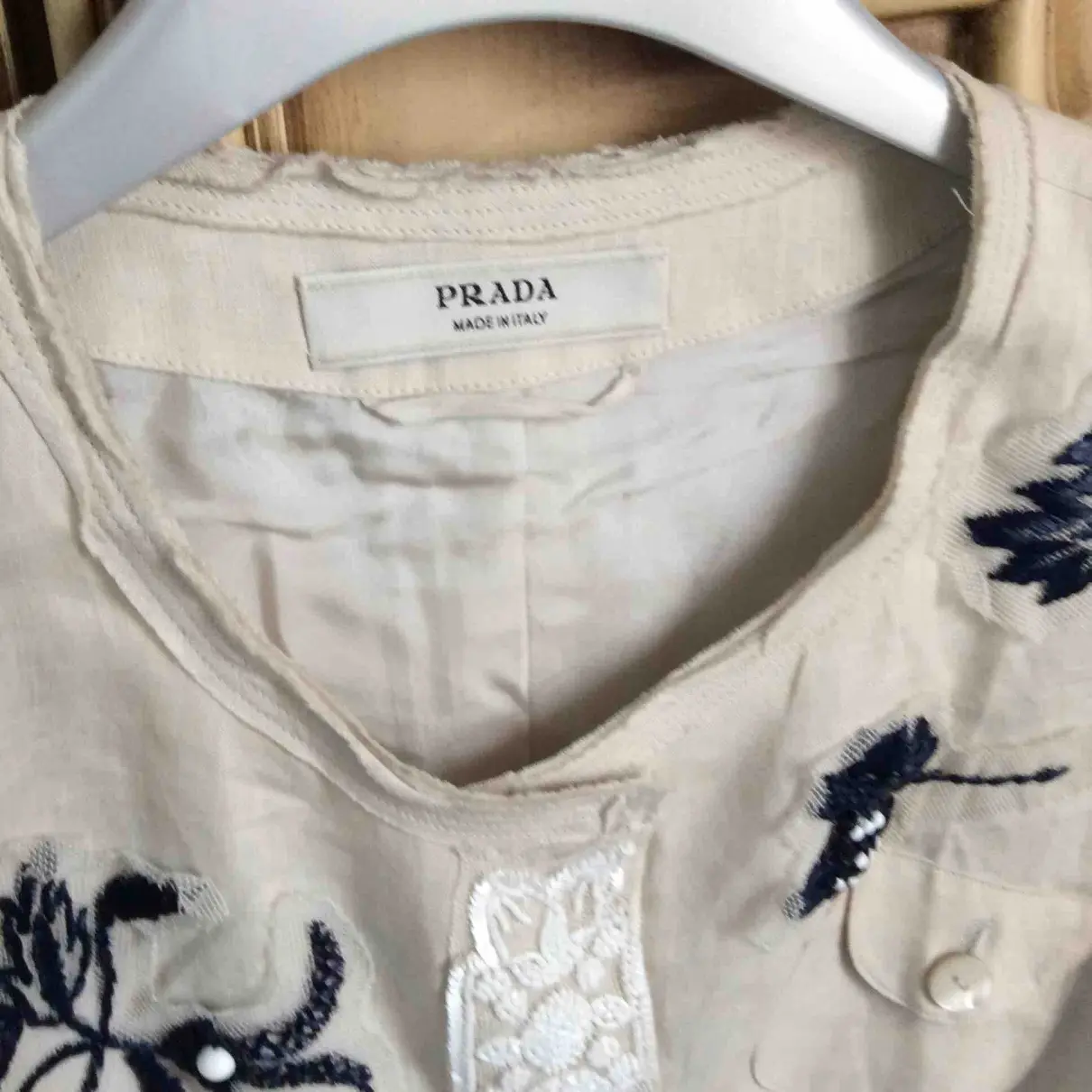 Prada Linen short vest for sale
