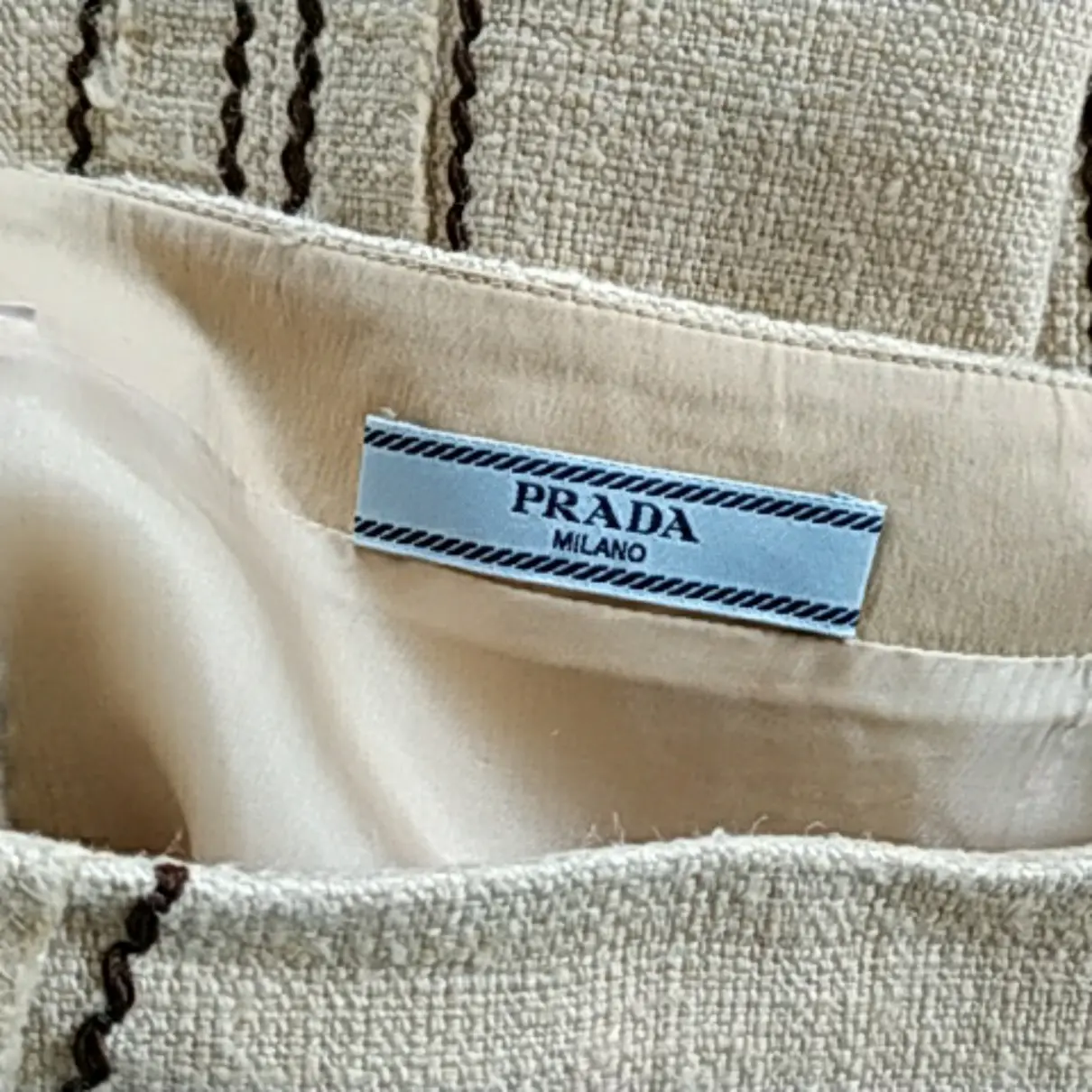 Buy Prada Linen skirt online