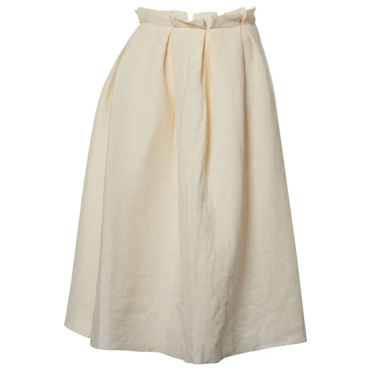Linen mid-length skirt Roksanda Ilincic
