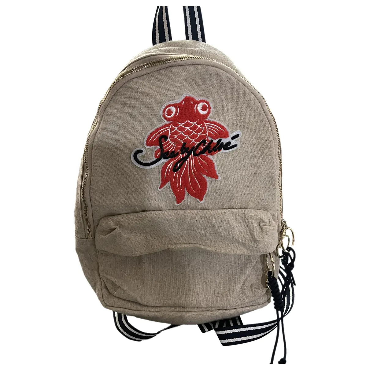 Linen backpack