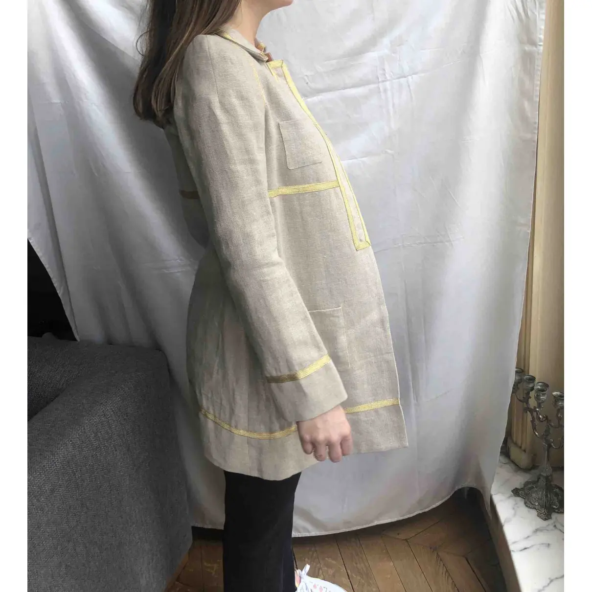 Linen coat Sonia Rykiel - Vintage