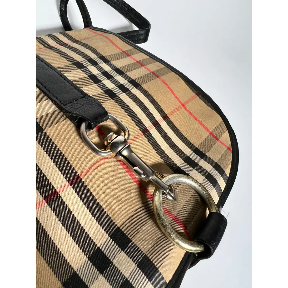 The Link linen handbag Burberry - Vintage