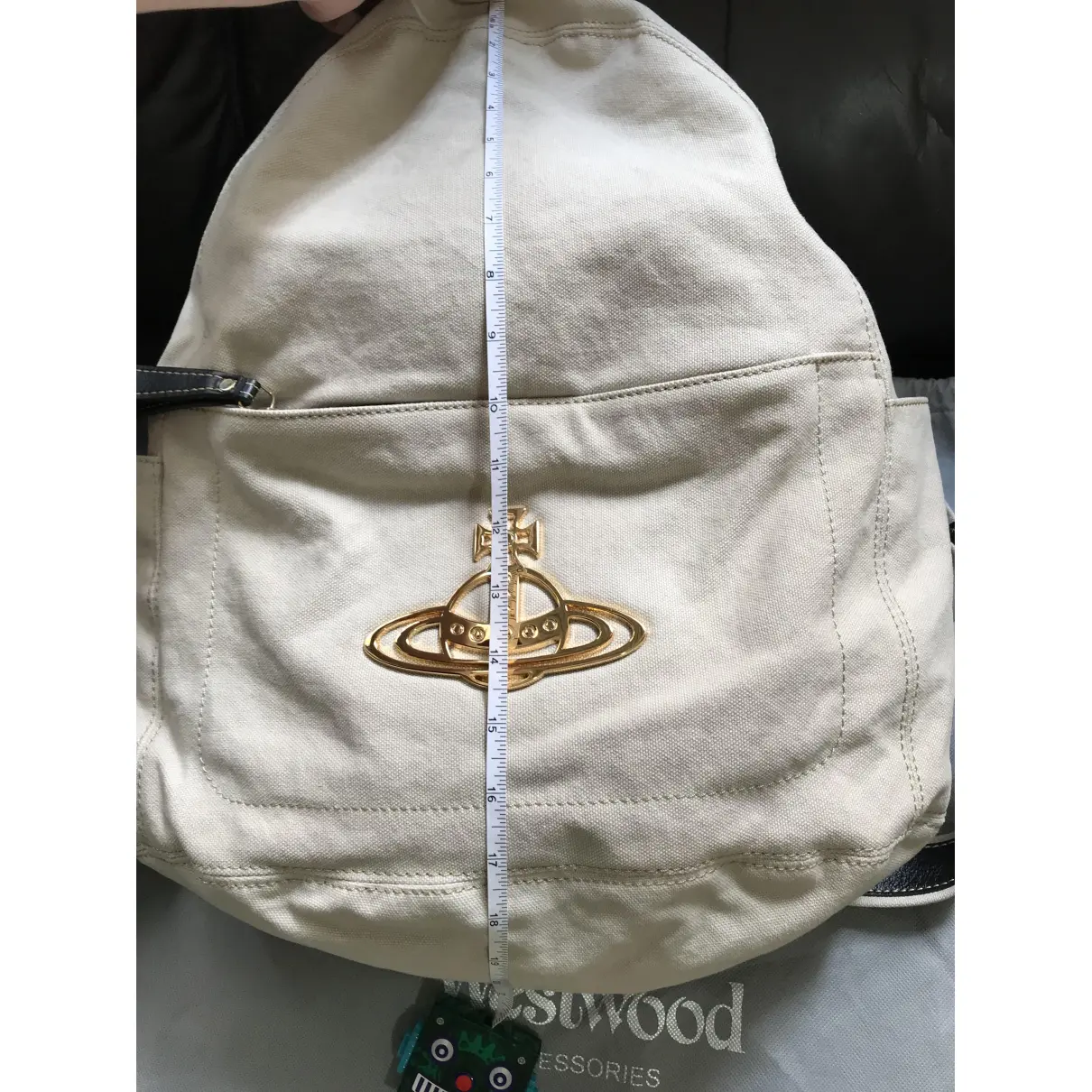 Linen backpack Vivienne Westwood